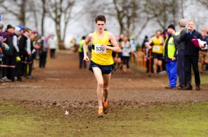 Callum Hawkins in cross country at Callander