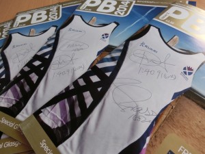 Autographed copies of PB magazine