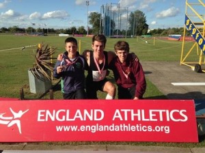 Three Scottish lads celebrate CE success in England