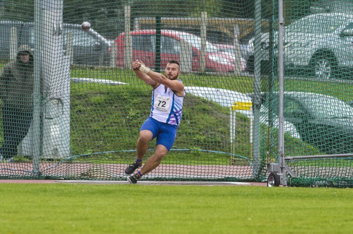 Mark Dry wins Scottish Seniors 2014 with hammer throw